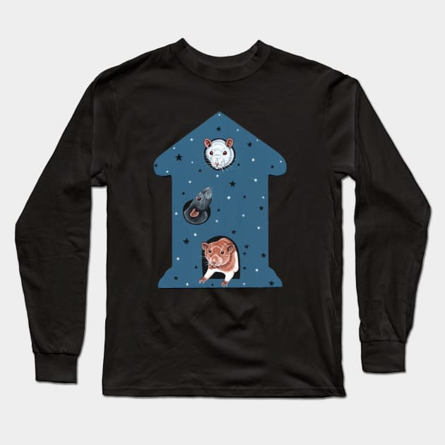 House Rats Long Sleeve T-Shirt by WolfySilver